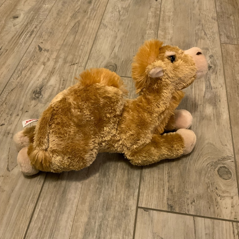 Aurora Flopsies‎ PLUSH Cuddly Soft Toy Teddy 12" brown stuffed animal camel.